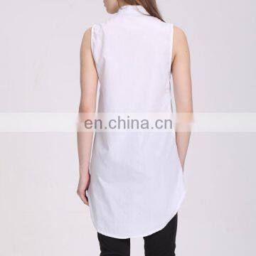 Fashion Chiffon Ladies Tops Jean Tee Dress Shirts for Women photo-4