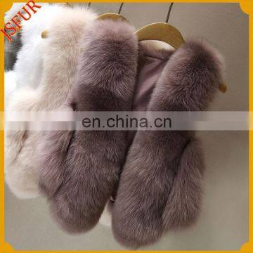 Top quality fashion fur vest from china real fox fur vest