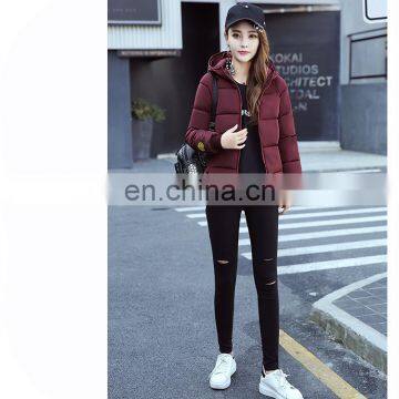 Down Jacket New Cotton Women Korean Version of the Short Paragraph Hooded Wild Lovers Loose Clothes Jacket