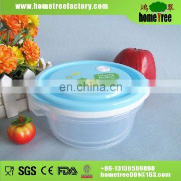Round Freshness Preservation Food Grade Plastic Container Fruit Box Food Containers