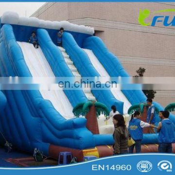 blue inflatable dry slide dry slide inflatable for kids and adults