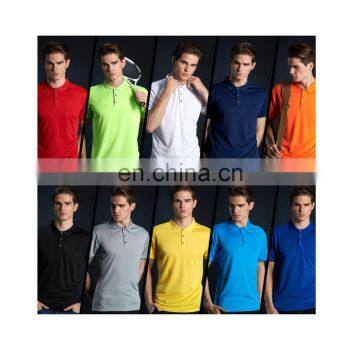 Wholesale plain polo t-shirt with collar nice quality polyester t-shirt