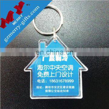 Promotional Gifts Clear Printed Acrylic Key Chain Wholesale photo-2