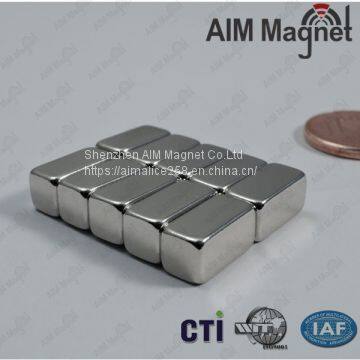 AIM Professional manufacturer NdFeb magnet Block shape