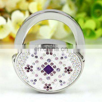 POPULAR SALE GLAMOROUS CHARM DIAMOND CRYSTAL METAL HAND BAG HANGER