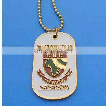 Ghana National College Pro Patria Nananom Shinning Gold Dog Tag