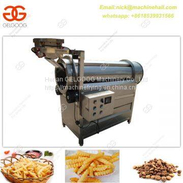 Single-drum French Fries Flavoring Machine|Potato Fries Seasoning Machine|Snack Food Flavoring Machine