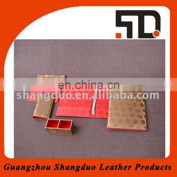 Super Leather Menu Folder Sales Well Organizer Leather Hotel service Sets