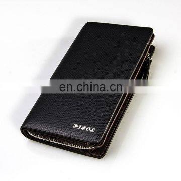 Popular Supplier Excellect Leather Zipper Business Man Long Wallet photo-4