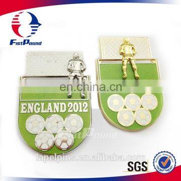 Sports custom logo zinc alloy 3D badge