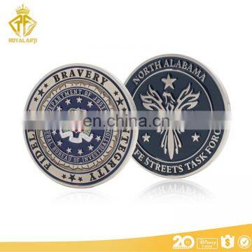 Custom Antique Color US Public Department Coin For Souvenir