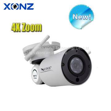 IP66 ONVIF CCTV IR Bullet Outdoor WIFI PTZ IP Camera With 4X Zoom lens