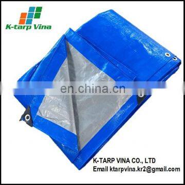 Blue Silver Heavy Duty UV Protected Treated Boat Cover Tarp