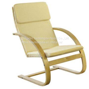 Cheap Affordable North Europe Style living room wood relax chair