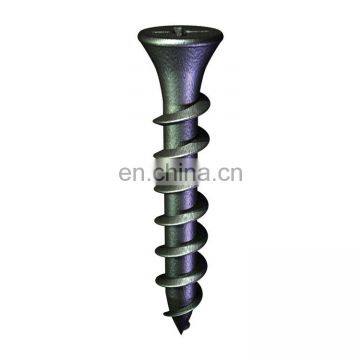 Coarse Thread Bugle Head Black Phosphated Drywall Screws