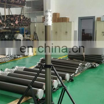 4m-20m telescoping lighting mast on fire truck