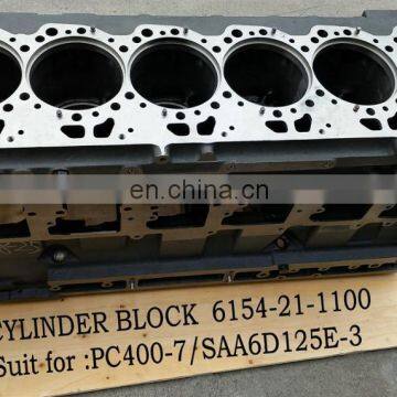 6D125 S6D125 SAA6D125 Engine Cylinder Block for PC400-6 PC400-7 PC450-6 PC450-7 Excavator 6154-21-1100 6151-22-1100 6251-21-1100 photo-5