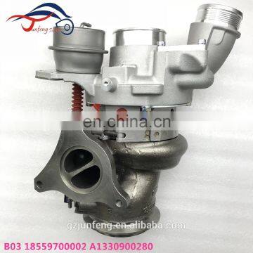 B03 Turbo 18559880010 1330900280 Turbocharger for Mercedes Benz CLA45 AMG Engine