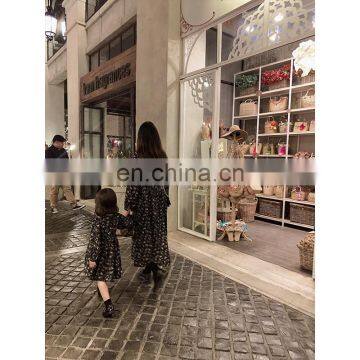 C1064/Family Boutique Clothing Mother and Daughter Classic Floral Dress Fashion Casual Girls Dress