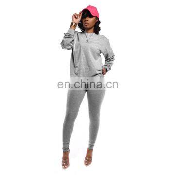 LAITE SET2072 Best Sellers Autumn&winter Cotton Solid Color Women 2 Piece Set Women Clothing Two Piece Pants Set photo-4