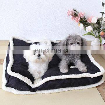 Washable Dog Bed Soft Denim Pet Bed Mattress Luxury Cat Mat Sofa photo-4
