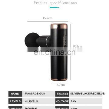 Ready To Ship Electric 20W Body Massager Handle Deep Vibrating Mini Massage Gun Brushless Motor Massager Gun photo-3