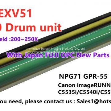 Drum Unit of C-Exv51 Drum Unit Npg71 Gpr55 Irc5560 Blk and Color Remanufactured Goods for Canon IR-Adv C5535I C5540I C5550I C5560 Selling From Factory 100 Test photo-2
