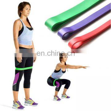 Gym Strength Mini Workout Elastic Non Slip Gym Latex Loop Long Resistance Bands