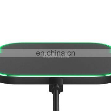 Fast Charging Station Led Light Indicator Wireless Charger Aluminium Alloy Plate Wireless Fast Charging photo-2