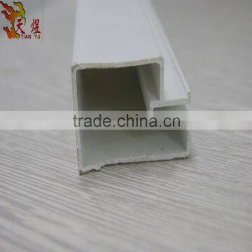 customized white pvc plastic fence strip