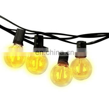 RTS BRIMAX outdoor waterproof E27 sockets 2W 16pcs led bulbs 48ft string lights