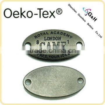 metal label tags for bag