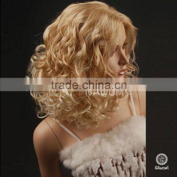 W3433 6A In Stock Top Human Hair Jewish Full Lace Wig photo-2