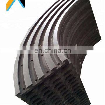 Wear-resistant guide rails made in china, UHMWPE plastic roller chain guides slipper curve track high impact endurance