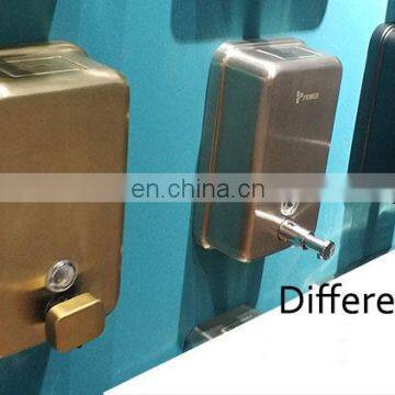 stainless steel soap dispenser satin or polished surface wall mounted refilling soap dispenser