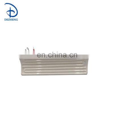 220V 240*60mm Curved Ceramic Far Infrared Heater 650W/1000W IR Hetaing Plate 4 Wires With Thermocouple photo-4