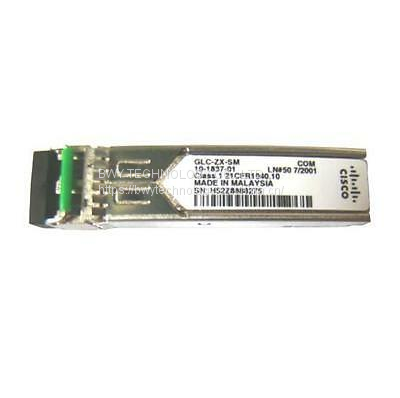 Original New Cisco GLC-ZX-SM 1000BASE-ZX SFP 1.25G ZX With DOM 80km 1550nm LC Connector