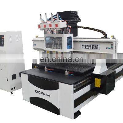 Factory Supply Professional 1325 1530 Multi-Spindle Four Milling Head Woodworking CNC Router For Wooden Furniture