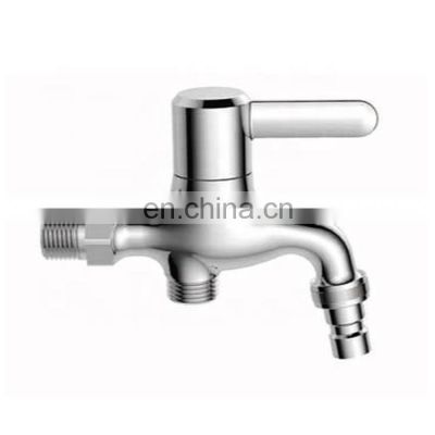 Chrome plated polishing finish hot sell cross handle type washing machine water tap by manufacturer