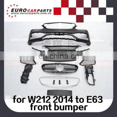 W212 E63 Body Kits Fit for E-class W212 2009-2012 Upgrade to 2016year W212 E63 Body Kits With Lights E63 Full Sets photo-4