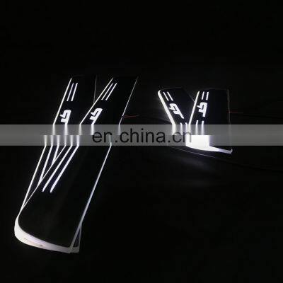 Led Door Sill Plate Strip for Kia Optima GT Dynamic Sequential Style Step Light Door Decoration Step