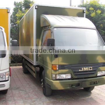 4ton JMC cargo van truck with tail lift platform