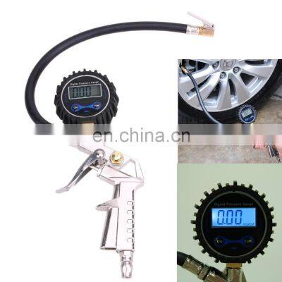 high  tire inflator gauge digital tire pressure gauge