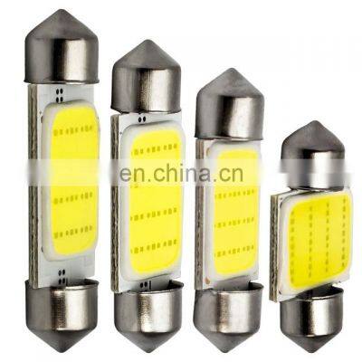 1Pcs 31Mm/36Mm/39Mm /42Mm12v Festoon Led Par Light Reading Lights Car Bulb Parking Cob Size Interior White