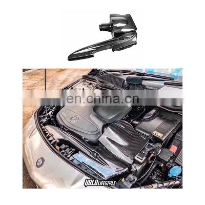 New Product Listing Light Weight Car Engine Parts Carbon Fiber Cold Air Intake System Kit For BENZ A200