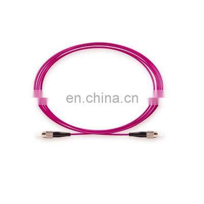 FC Simplex OM4 Multi Mode Fiber Optic Patch cord cordon de raccordement en fibre Fiber Jumper fc om4 simplex patch cord