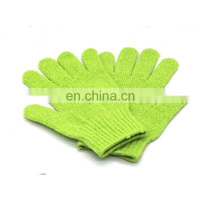 HY Best for Household and Multi Purpose Use Potato gloves Spa Body Gant Exfoliant Thin 100% Nylon Bath Glove