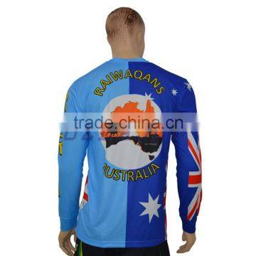 Australian Flag Long Sleeve Fishing Shirts,Cheap Custom Fishing Shirt photo-4