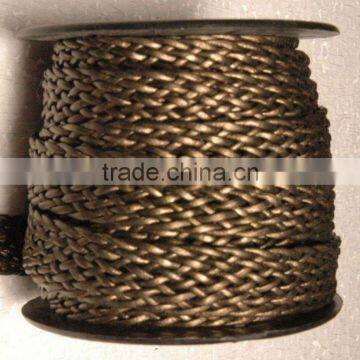 Round Braided Leather Cords