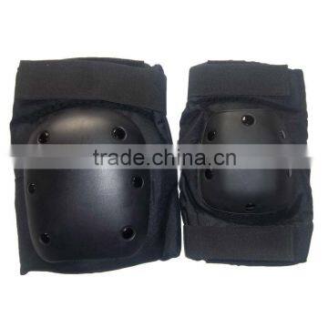 Plastic Motorcycle Knee Elbow Guard Protector-Black